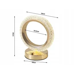 Dekorativna stolna lampa ORION / Zlatna
