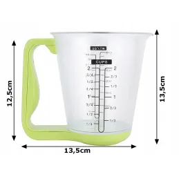 Kuhinjska posuda 600 ml s LCD digitalnom vagom