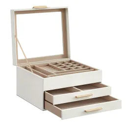 Dizajnerska kutija za nakit SWAN XL / Bijela