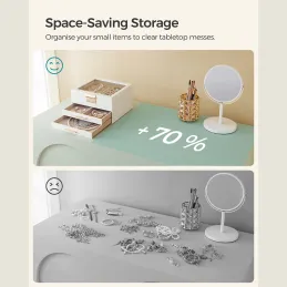 Dizajnerska kutija za nakit SWAN XL / Bijela