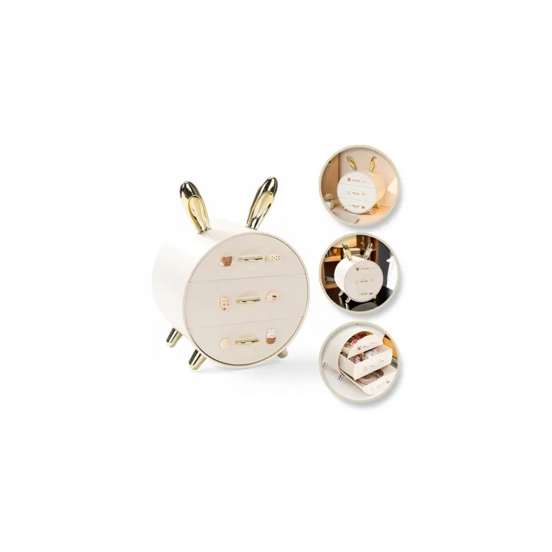 Ekskluzivna kutija za nakit SWEET / Bijelo-zlatna