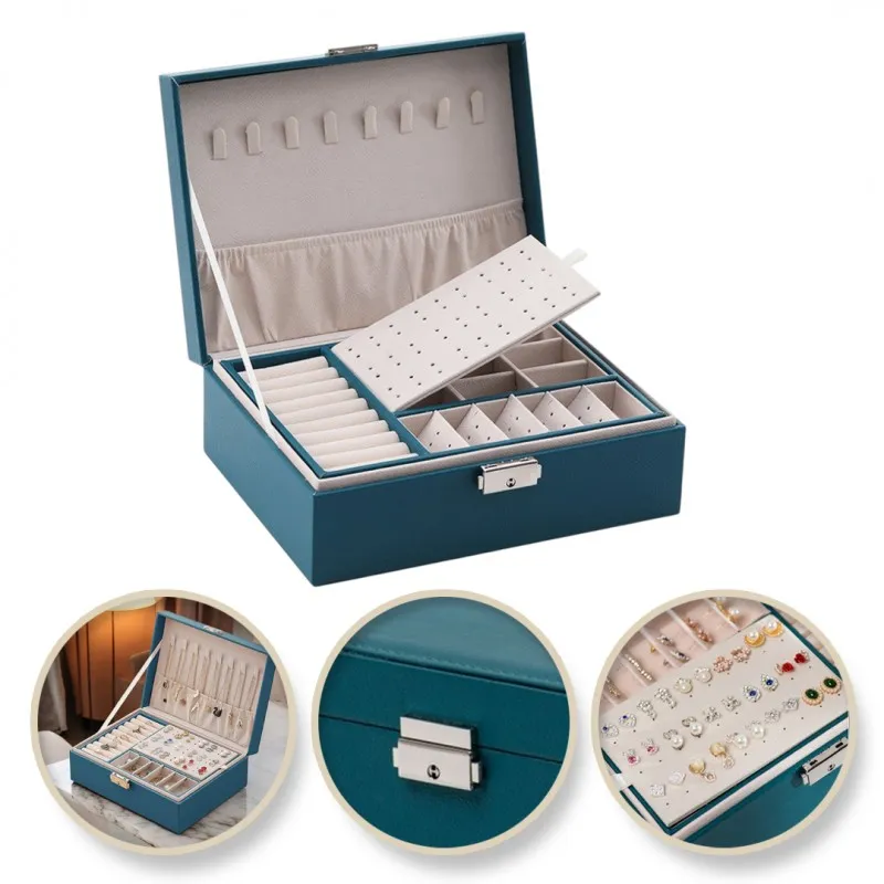 Elegantna kutija za nakit SELIA / Tirkizna