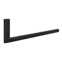 Vješalica za zid za vješalice OVIDA / Crna mat