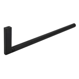 Vješalica za zid za vješalice OVIDA / Crna mat