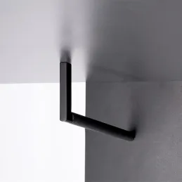 Vješalica za zid za vješalice OVIDA / Crna mat