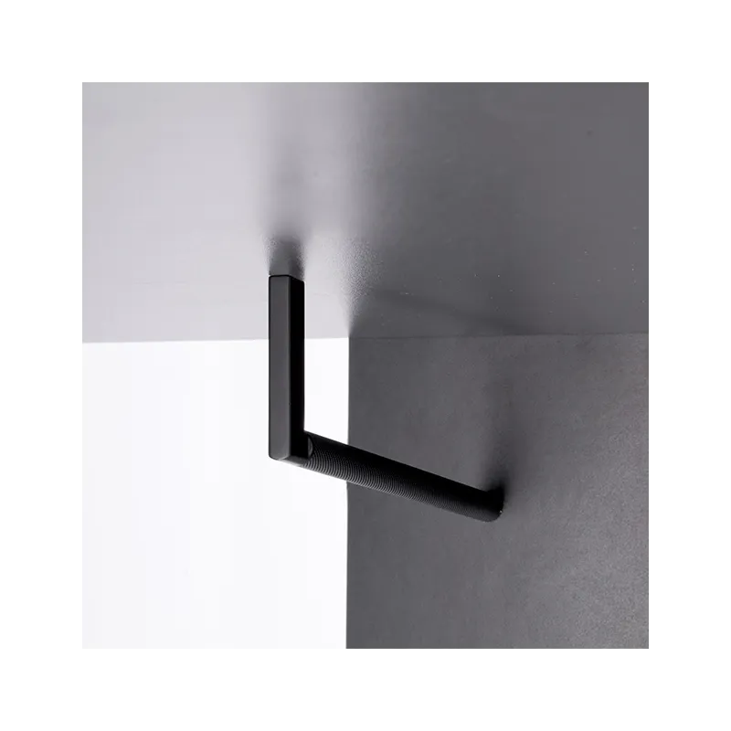 Vješalica za zid za vješalice OVIDA / Crna mat