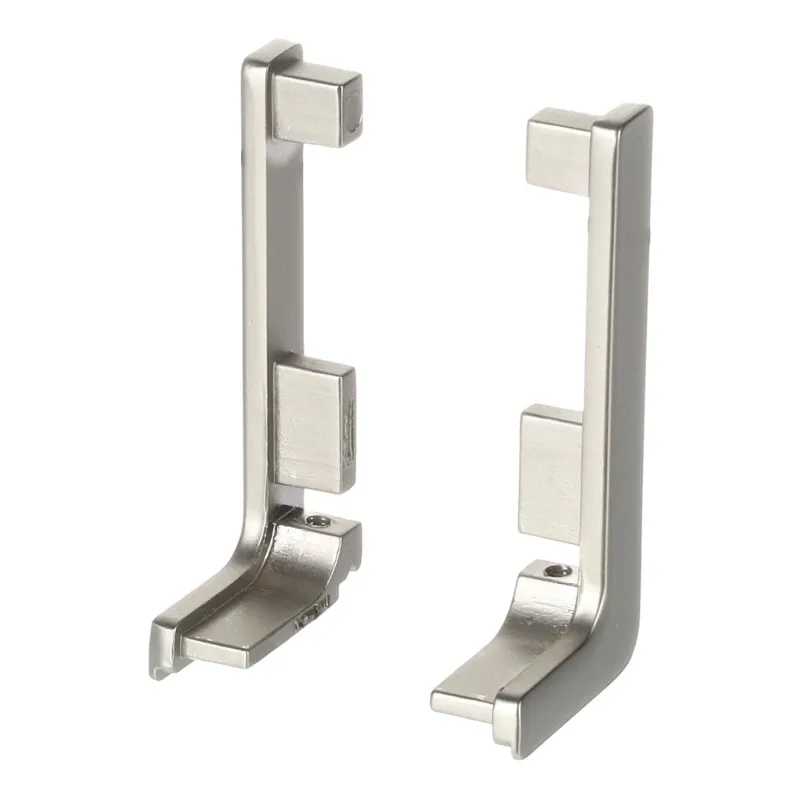 Set aluminijskih završetaka za profile GOLIAN - L / Nehrđajući čelik