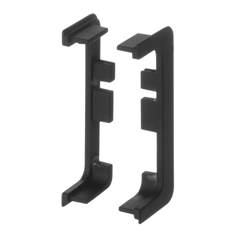 Sada aluminijskih završetaka za profile GOLIAN - C / Crna mat