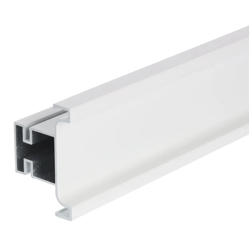 Vertikalni prihvatni profil za vrata GOLIAN središnji / Bijela mat