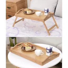 Servirni stol za jelo REST / Prirodno drvo