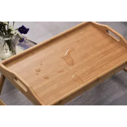 Servirni stol za jelo REST / Prirodno drvo