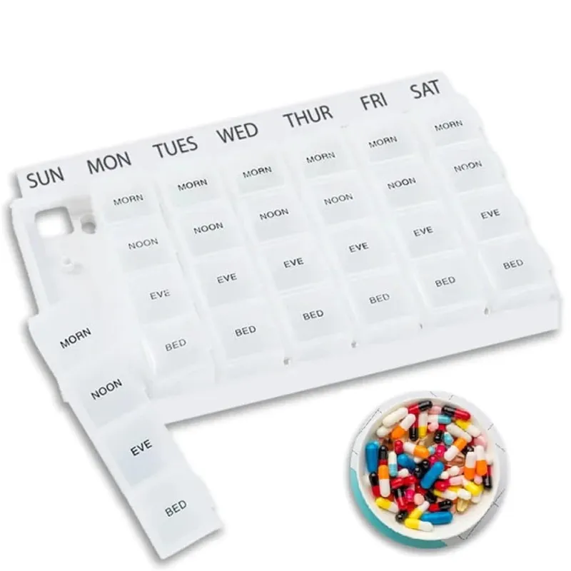 Ekskluzivni organizator i dozator za lijekove VITAL / Bijeli