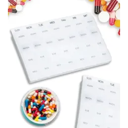 Ekskluzivni organizator i dozator za lijekove VITAL / Bijeli