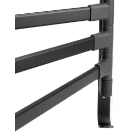 Vješalica za ručnike za zid TOWEL LUX / Crna mat