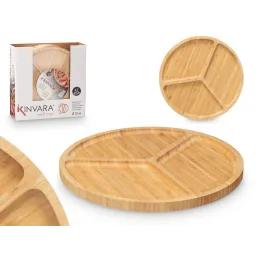 3-dijelna ploča za posluživanje MAESTRO / Bambusovo drvo