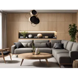 Ugradbena aluminijska letvica s LED trakom i pokrovom PYXIS / Crna mat