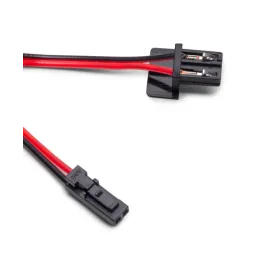 Krajni utikač s napojnim kabelom 1,5m za profil PYXIS / Crna