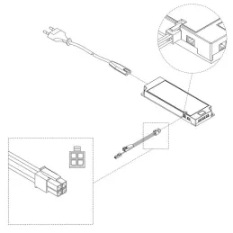 LED Trafo SMART MINILED 24V / Bijela