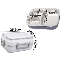 Električna kutija za ručak s grijanjem LUNCHBOX / Bijela