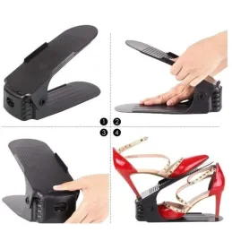Set od 10 komada organizatora za cipele EASY SHOES / Roza