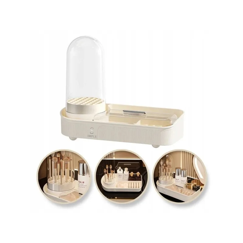 Organizator za kozmetiku IMPLE / Bijela