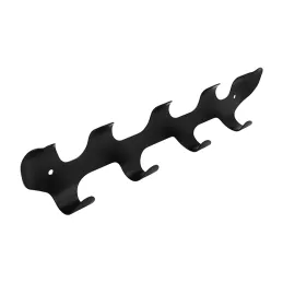 Vješalica za zid ELNA / Crna mat