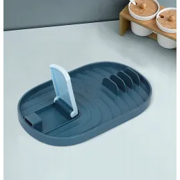 Odkapavač za pribor i poklopce GLAN / Plava