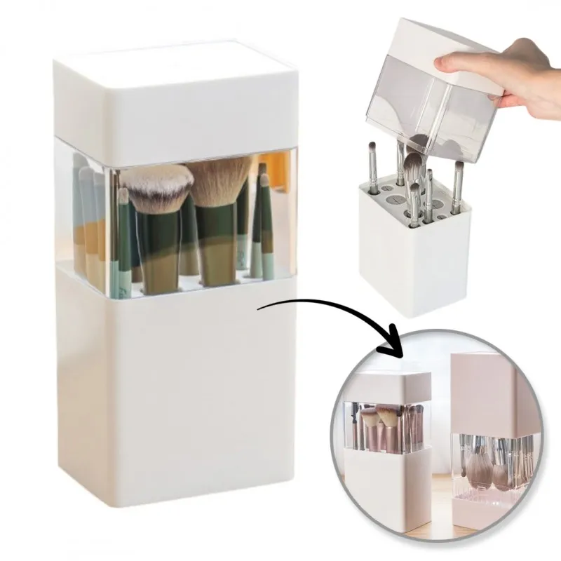 Organizator za četkice i šminku MAXO / Bijela