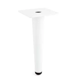 Namještajna nogica GLOBAL / Bijela mat
