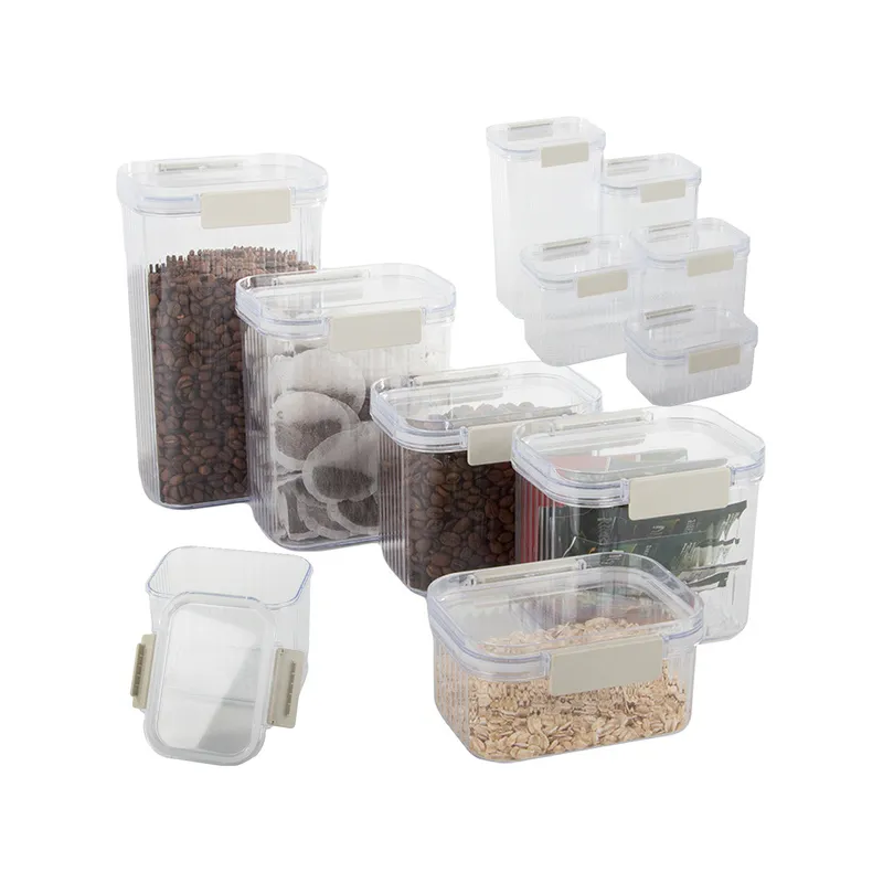 5-dijelni set luksuznih spremnika za hranu LUXBOX / Prozirno