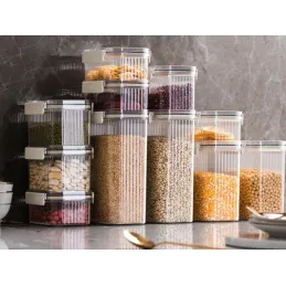 5-dijelni set luksuznih spremnika za hranu LUXBOX / Prozirno