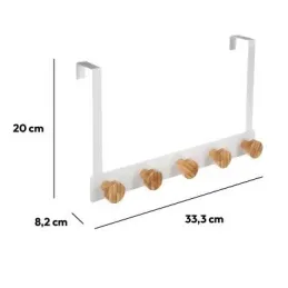 Dizajnerska vješalica za vrata ANGELO XL / Mat bijela