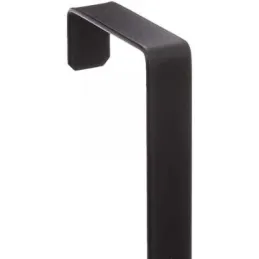 Dizajnerska vješalica za vrata NATUREO / Crna mat - drvo