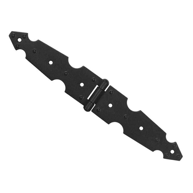 Ukrasna šarka za vrata 200 mm / Crna