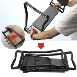 Vrtlarska radna klupa s alatom / Crna