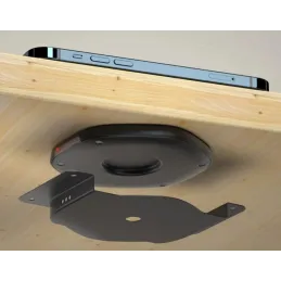 Skriveni bežični punjač 112 mm MAGICO / Crna