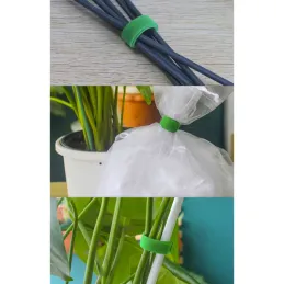 Vrtna traka na čičak za vrt i cvijeće 5m / Zelena