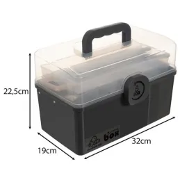 Organizator za lijekove MEDIBOX / Crna