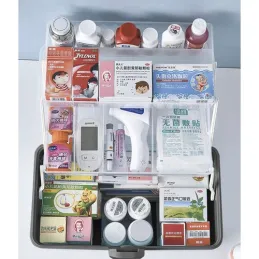 Organizator za lijekove MEDIBOX / Crna
