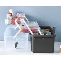 Organizator za lijekove MEDIBOX / Crna
