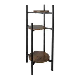 Stalak za cvijeće FOREST / Crna - drvo