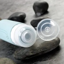 Putni set silikonskih bočica za kozmetiku EMPORA / Crna