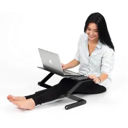 Podesivi stalak za računalo ALPINE / Crna mat završna obrada