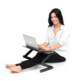 Podesivi stalak za računalo ALPINE / Crna mat završna obrada