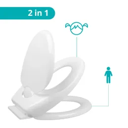 WC daska s adapterom za djecu FAMILY / Bijela