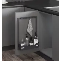 Viseća košara za vrata THANOS / Antracit