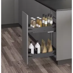 Izvlačna košara THANOS s tihim zatvaranjem / Antracit