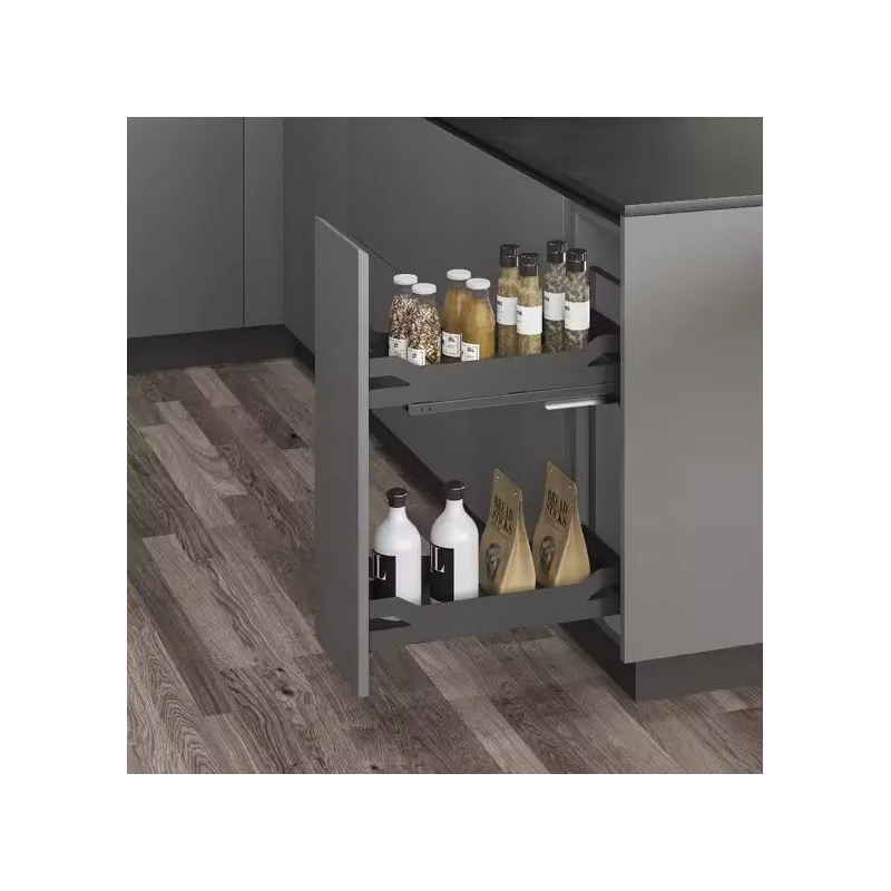 Izvlačna košara THANOS s tihim zatvaranjem / Antracit