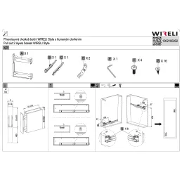 Izvlačna košara THANOS s tihim zatvaranjem / Antracit