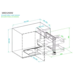 Magijski kutni sustav THANOS s prigušivačem / Antracit